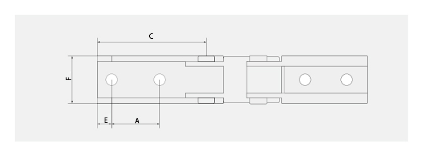 7系列微小型拖鏈接頭安裝尺寸圖 7系列微小型拖鏈接頭安裝尺寸圖