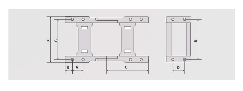 80系列高負(fù)載型拖鏈選配接頭要裝方式圖 80系列高負(fù)載型拖鏈選配接頭要裝方式圖